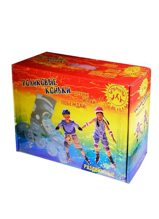 Роликовые коньки Цветы на асфальте (гол.) (разм. 35-38) (KT-265) 2314554 — 2