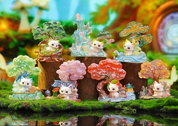 Фигурка декоративная коллекционная серии Священное дерево (Nine-Tailed Fox) (9,5cм) (пластик) (Blind Box) (12-7655-A174) 3174772 — 1