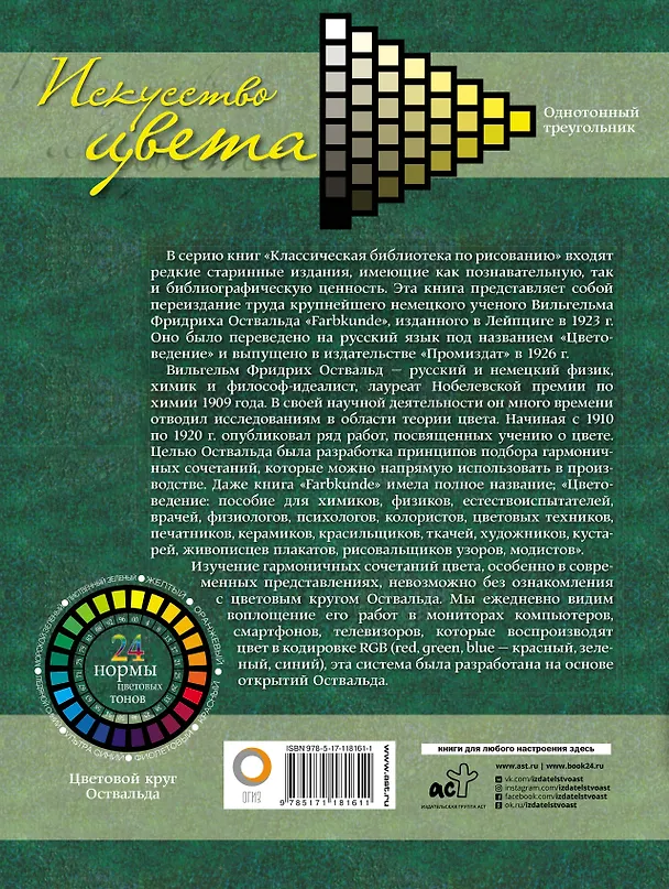 Книга Искусство цвета (Вильгельм Оствальд) — 2