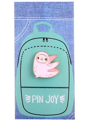 Значок Pin Joy Ленивец (металл) (12-08599-929) 2877827