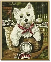 Набор для раскрашивания Щенок (609240404) (24х30см) (коробка) 2261681