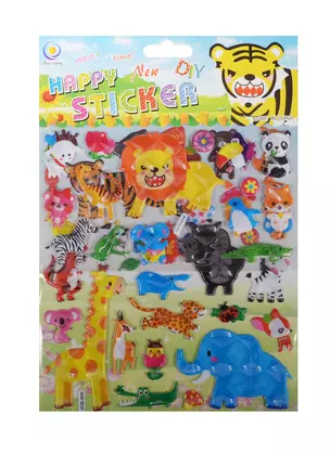 Наклейки Животный мир Happy Sticker (2листа) (11-02002-ZCE) — 2494010 — 1