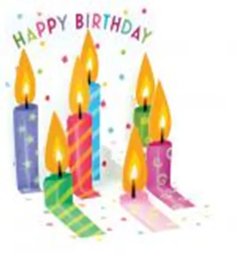 3D открытка Праздничные свечки (Birthday Candles) (мини) (TR205) 2384709 — 1