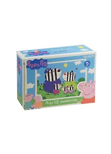 Пазл-мини ORIGAMI Свинка Пеппа 15эл 01593