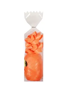 Набор для упаковки "Неон оранжевый", лента, бант 2шт