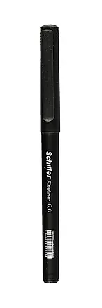 Ручка капиллярная Schiller, Fineliner, черная 0,6 мм — 2997293 — 1