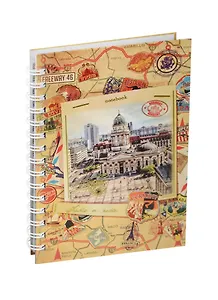 Тетрадь в клетку Listoff, "Путешествие по Германии", 120 листов