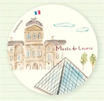 Карманное зеркало Musee du Louvre (D12-16) 2372647 — 1