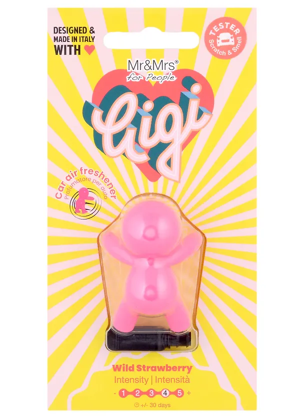 Ароматизатор для автомобиля Человечек Лесная земляника  (красный) Joy Fragrances (7х5) 2959119 — 1