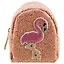 Сумочка-рюкзачок на молнии с блестками Фламинго (10см) (ПВХ бокс) — 2693701 — 1