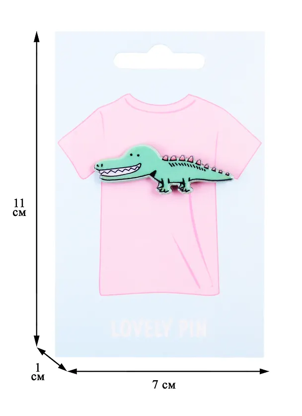 Значок Crocodile (акрил) 2824356 — 3