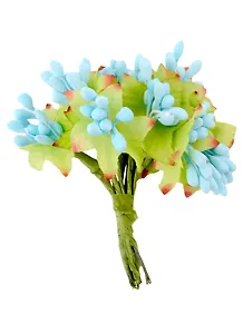 Цветы для декорирования "Паслен жасминовидный" (голубой) (10 шт) (9,5 см)