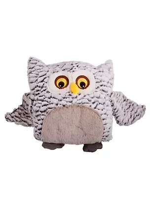 Мягкая игрушка Сова, цвет серый (текстиль) (30х30) 2818504