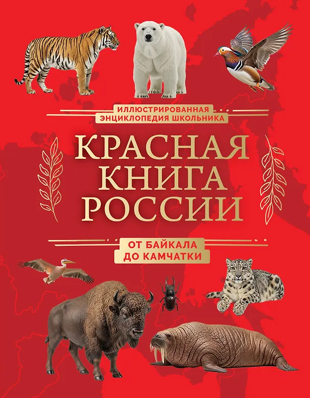 Книга Красная книга России. От Байкала до Камчатки. Иллюстрированная энциклопедия школьника (48 стр.) (Юлия Добрыня) — 1