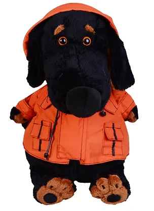 Мягкая игрушка Такса Ваксон в оранжевой ветровке (29 см) (Vaks29-010) 2630030