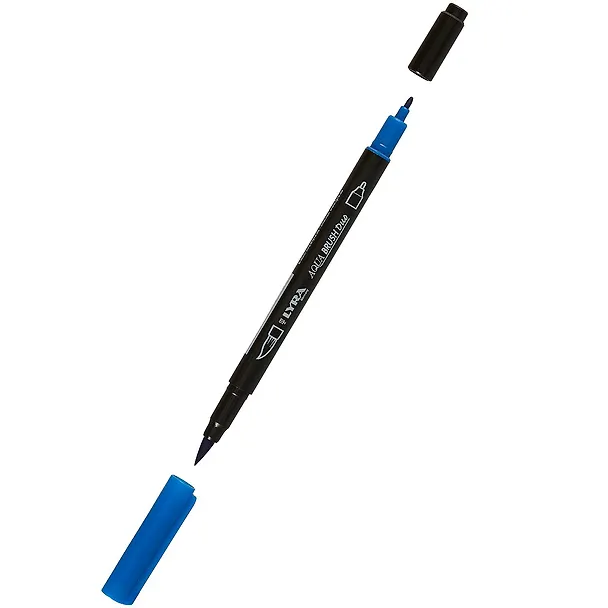 Фломастер Aqua Brush Duo, 2мм. Кобальт светлый голубой 245778 — 2
