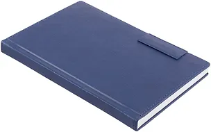 Алфавитная книга А5, 104 листа, синяя, кожзам 253601