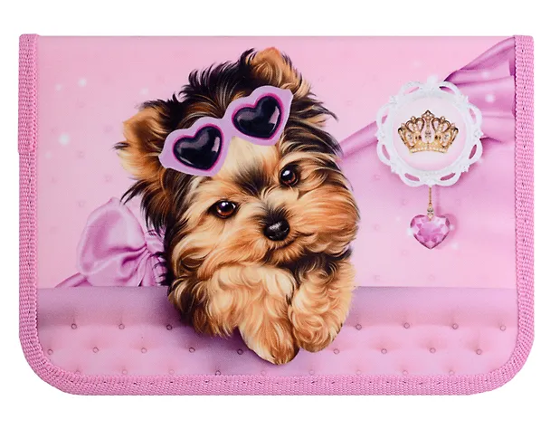 Пенал 1отд. "Милашка" 20*14, с 2-мя откид. планками 2990170 — 3