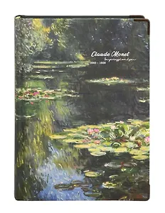 Книга для записей А5 248л "К. Моне" тверд.обл., цв.срез, 120г/м2, ассорти