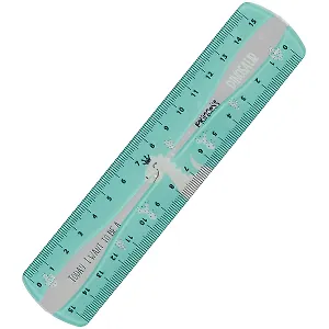 Линейка гибкая "Dino Princess", 15 см