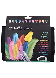 Набор маркеров Copic Ciao стартовый, 12 цветов, в пенале