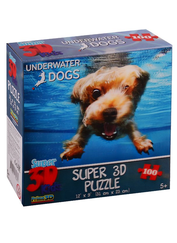 Пазл 3D Prime 3D 100 элементов Лохматый подводник Brady 2754271 — 1