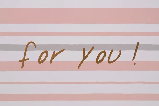 Пакет А3 33*46*10 "For you" жен., бум., тиснение надпись 2892483 — 3