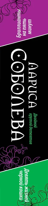 Книга Девять жизней черной кошки. Бриллианты на пять минут : романы (Лариса Соболева) — 3