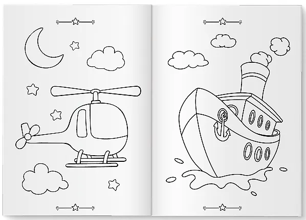 Книга Мир мальчиков. Моя любимая книга раскрасок () — 3