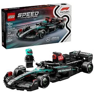 77244 Конструктор детский LEGO Speed Champions Гоночный автомобиль Формула-1 Mercedes-AMG F1 W15, 267 деталей, возраст 10+ 3169394