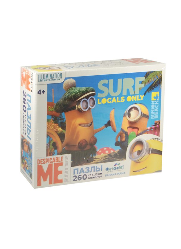 Паззл Оригами 260эл 47*33см Серия Minions Банана-мама 01687 2481230 — 1