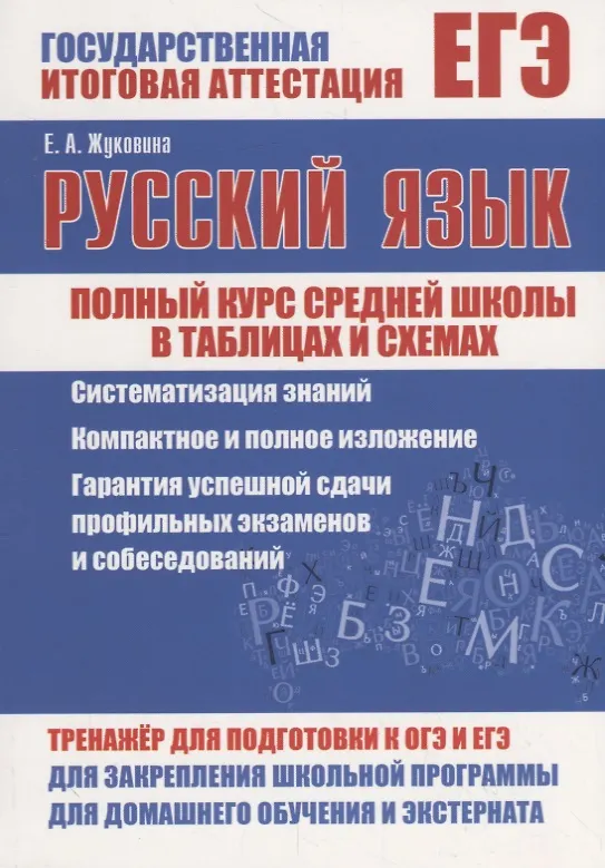 Книга Русский язык. Полный курс средней школы в таблицах и схемах (Евгения Жуковина) — 1