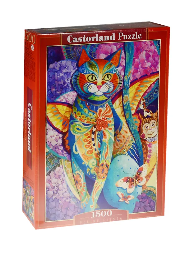 Пазл «Кошачья партия» 1500 элементов, Castorland 2539673 — 1