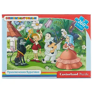 Пазл Castorland Приключения Буратино 260эл.32*23см