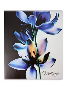 Тетрадь 48 листов, клетка, "Lilac flowers", в ассортименте