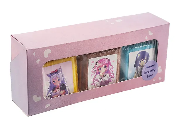 Набор кубиков для ванны Anime beauty box (3 шт по 90 г) 2958222 — 1