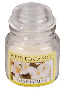 Свеча ароматическая в стеклянной баночке с крышкой 12-34206-HK10019