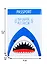 Обложка для паспорта Shark attack (акула) (ПВХ бокс) (ОП2020-241) — 2787981 — 2