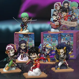 Коллекционная фигурка Mighty Jaxx One Piece Egghead Arc Series в ассортименте (коробка) (12х8х8) (71166) 3141524