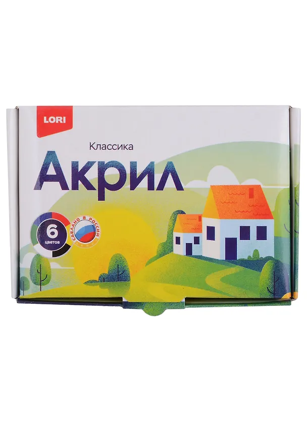 Краски акриловые LORI "Классика", 6 цветов по 20 мл 2903548 — 2