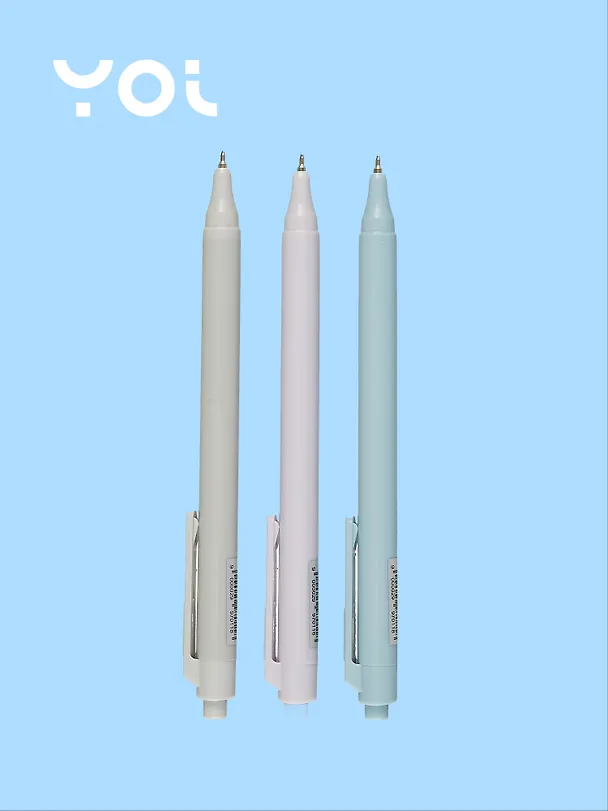 Шариковая ручка синяя автоматическая 0,5 мм, Stylish, Yoi, в ассортименте 2997011 — 2
