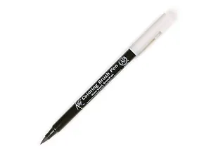 Маркер акварельный Sakura KOI кисточка, №153 серый холодный светлый