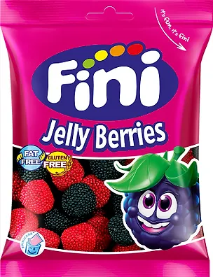 Мармелад жевательный.Красные и черные ягоды в обсыпке, 90г 2954007