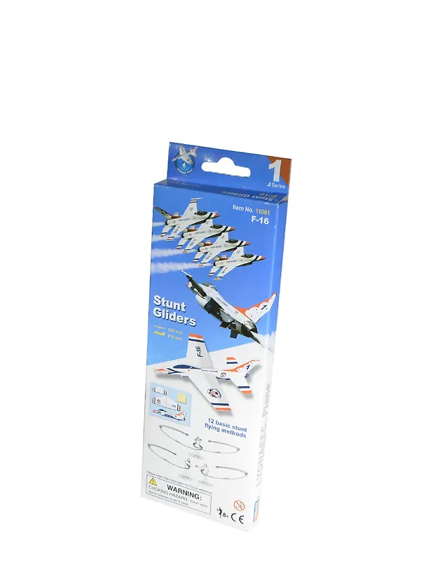 LYONAEEC Самолет Stunt Gliter "F-16 Fighting Falcon" (11001) (8+) (218мм) (коробка) 2414832 — 1