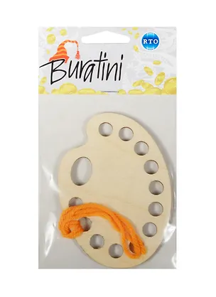 Форма для декора Органайзер для ниток Палитра (DZ30013) (фанера) (упаковка) 2509703