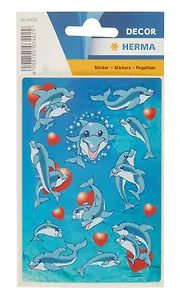 Наклейки Decor "Дельфины". -Germany: HERMA, 3402 381332