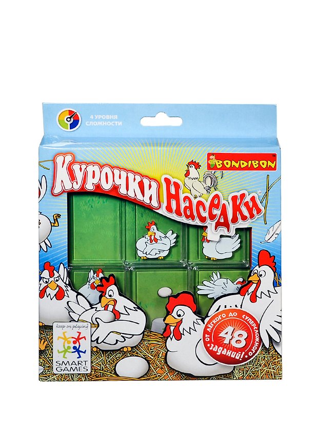 Bondibon/Бондибон Игра настольная логическая Курочки наседки" SG 430 RU BB0842" 2391092 — 1