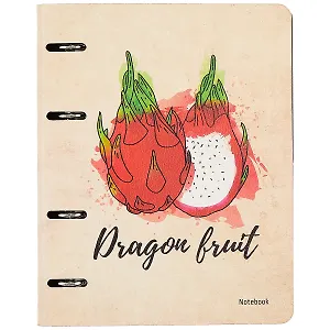 Тетрадь на кольцах в клетку Listoff, "Inspiration. 4", 120 листов