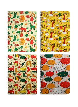 Тетрадь в клетку Trees Yiwu, "Наивная живопись", 80 листов, в ассортименте 238295