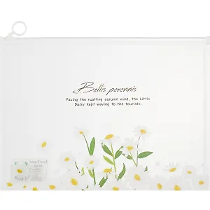 Папка на молнии А4 "Chamomile" с расширением, ассорти